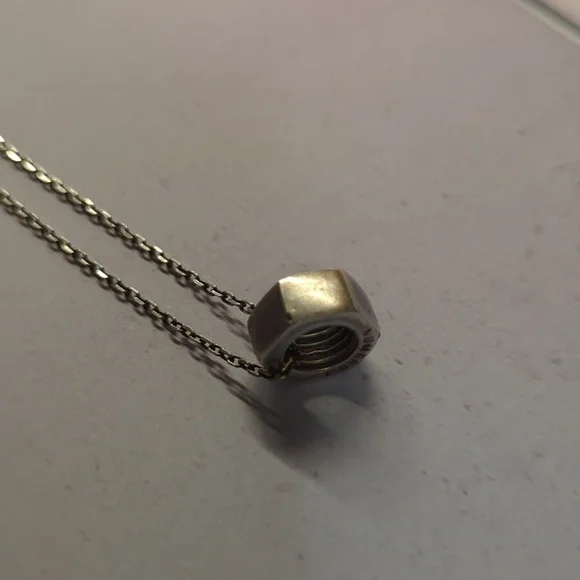 KrisVanAssche Bolt Sterling Silver Pendant and Necklace - Picture 3 of 7